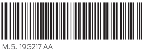 Ford 2021 Escape Hybrid Car - Bar code