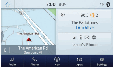 Ford 2021 Escape Hybrid Car - SYNC 3