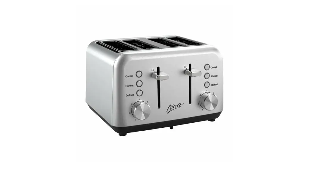 Nero 746093 Stainless Steel Toaster 4 Slice Instruction Manual
