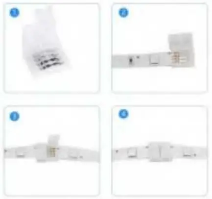 ROMWISH SW ST2811 L18 Addressable LED Strip Light - Connector 1