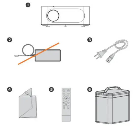 METASEE MV1 1080P Full HD Versatile Smart Projector 1
