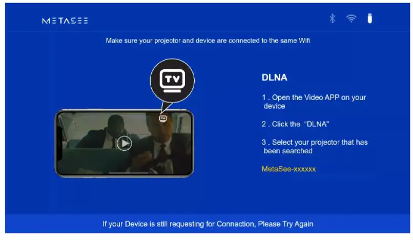 METASEE MV1 1080P Full HD Versatile Smart Projector 12