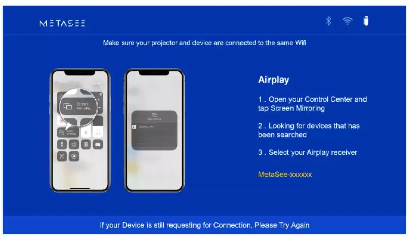 METASEE MV1 1080P Full HD Versatile Smart Projector 13