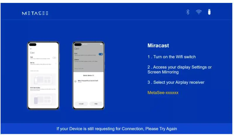 METASEE MV1 1080P Full HD Versatile Smart Projector 14