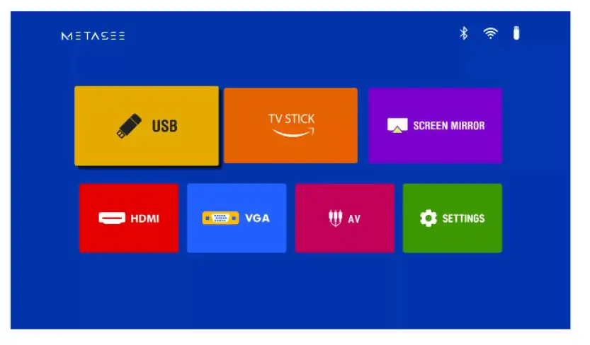 METASEE MV1 1080P Full HD Versatile Smart Projector 9