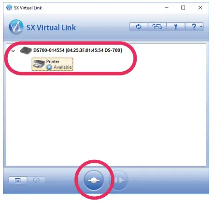 Connecting the USB device