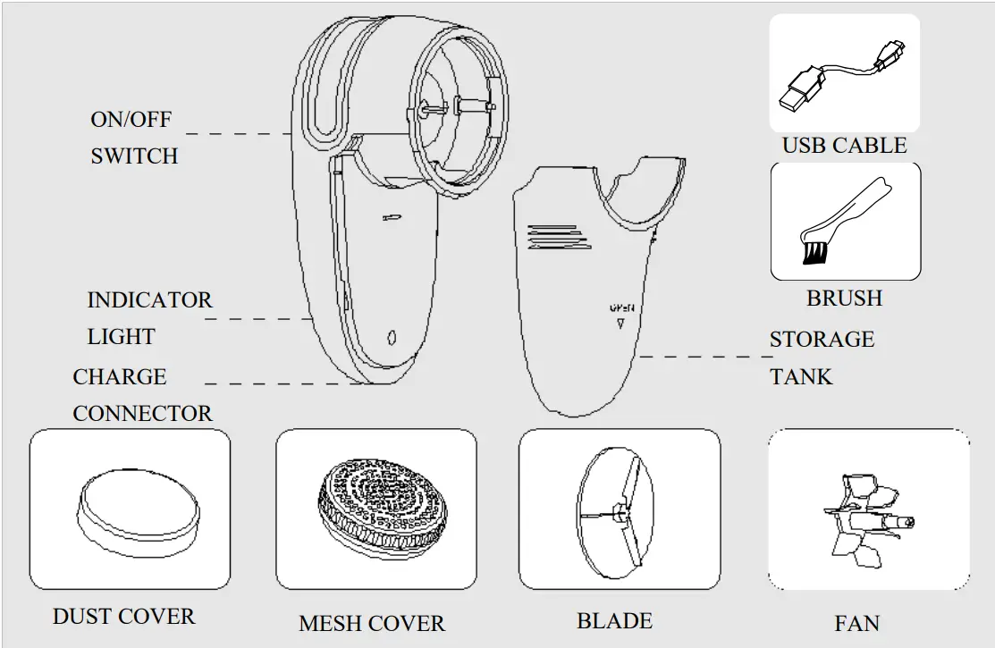 H Koenig lucy60 Lint Remover - PRODUCT OVERVIEW