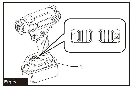 makita DHG180 Cordless Heat Gun-fig8