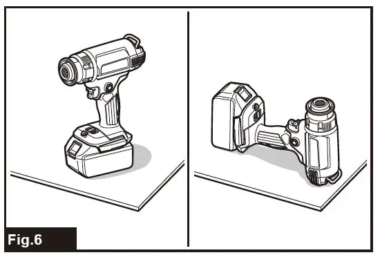 makita DHG180 Cordless Heat Gun-fig9