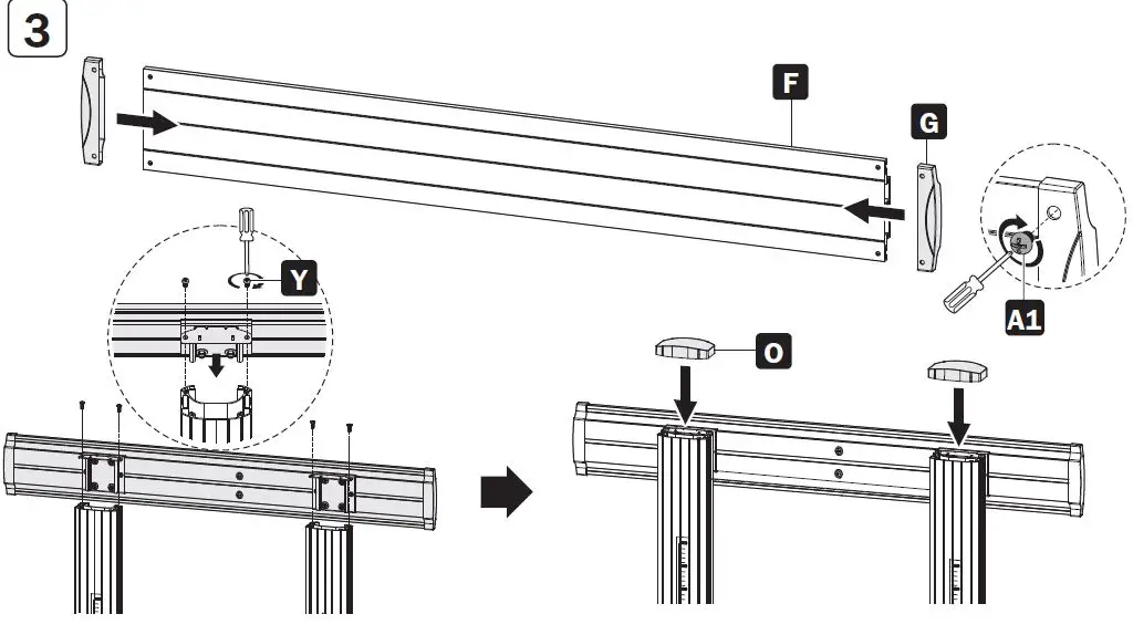 TRIPP-LITE-DMCS60100XXCK-Heavy-Duty-Rolling-TV-Monitor-Cart-with-Crank-Handle-fig5