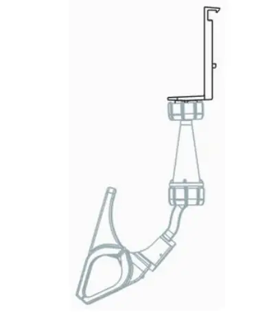 Hanshow HS ESL EPDN0001 Nebular Series Electronic Shelf Label - Basket clip