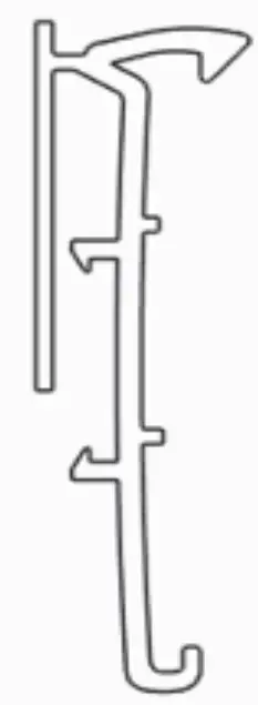 Hanshow HS ESL EPDN0001 Nebular Series Electronic Shelf Label - hook 1