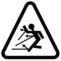 Explanation of symbols on the machine