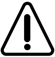 Explanation of symbols on the machine