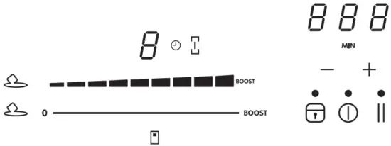 IKEA Utnaemnd Induction Hob 500 Black - Power limitation