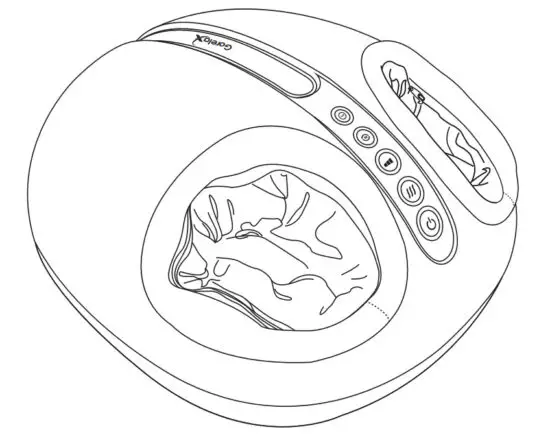 COSTWAY EP24767BK Foot and Leg Massager Machine with Heat and Calf Air Bag