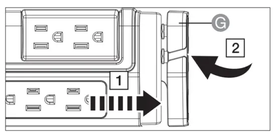 amazonbasics BO7HKFDY51 Rotating 9 Outlet Surge Protector Power Strip - 3
