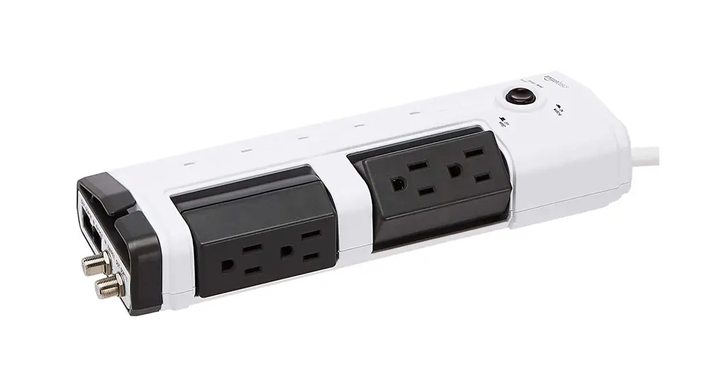 Amazonbasics Bo7hkfdy51 Rotating 9-outlet Surge Protector Power Strip User Guide