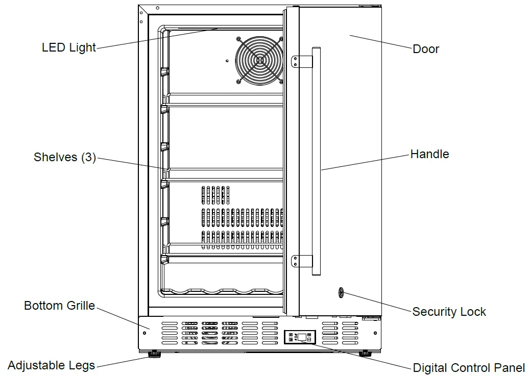 SUMMIT SCFF1533B Outdoor and Indoor Frost-Free Freezer 02