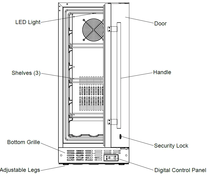 SUMMIT SCFF1533B Outdoor and Indoor Frost-Free Freezer 04