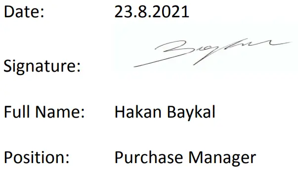 Signature