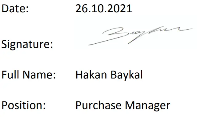 Signature