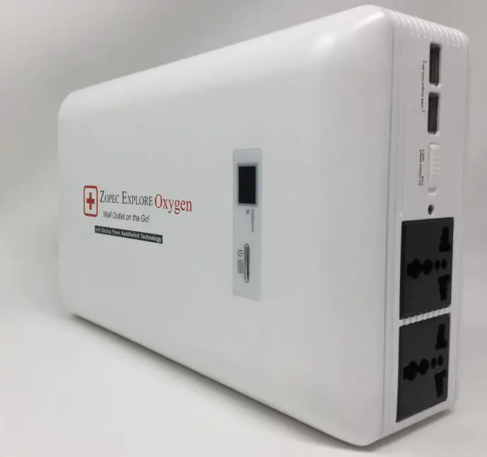 ZOPEC MEDICAL 21160KC Explore Oxygen CPAP UPS Backup Battery - cover