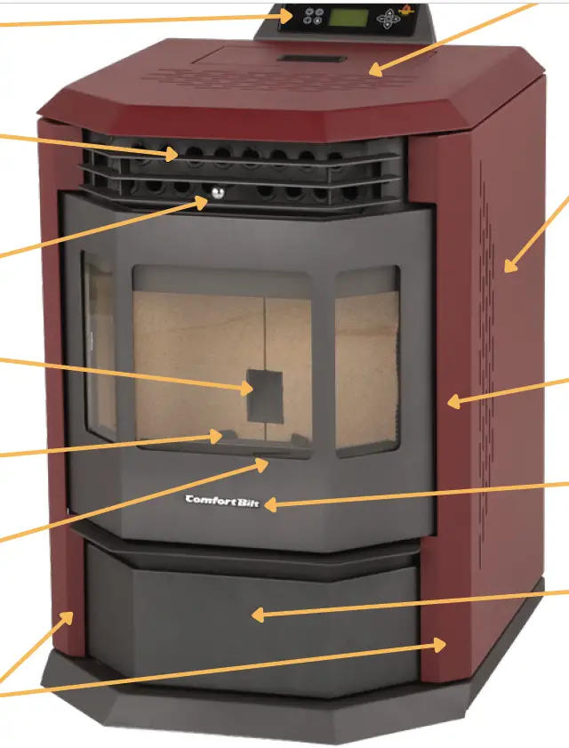 ComfortBilt HP22 PELLET STOVE BLACK 01