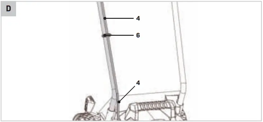 VONROC LM504DC Lawn mower 40V Brushless motor D