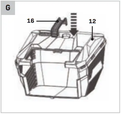 VONROC LM504DC Lawn mower 40V Brushless motor G