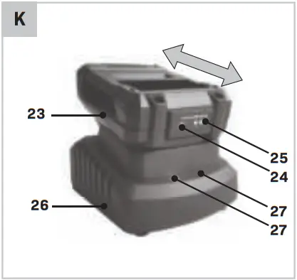VONROC LM504DC Lawn mower 40V Brushless motor K