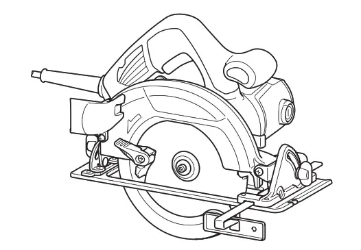 makita HS6601 Circular Saw - FIg .