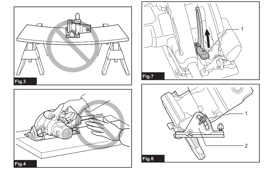 makita HS6601 Circular Saw - Fig 1