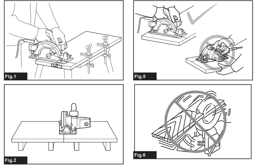 makita HS6601 Circular Saw - Fig