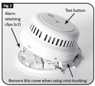 Firehawk FHN250RB Mains Powered Optical Smoke Alarm FIG 10