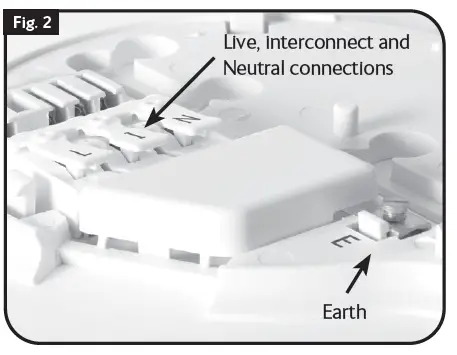 Firehawk FHN250RB Mains Powered Optical Smoke Alarm FIG 9
