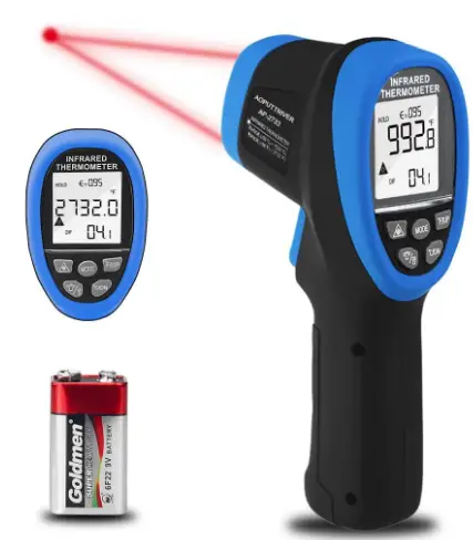 Infrared Thermometer High Temp Thermometer Pyrometer-PROD