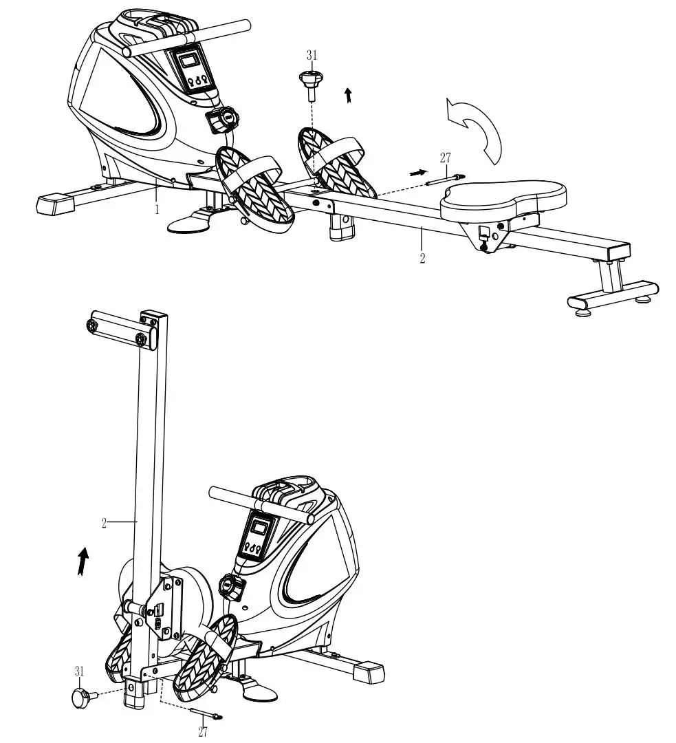 SUNNY SF-RW5941-Smart-Multifunction-SPM-Magnetic-Rowing-Machine-12