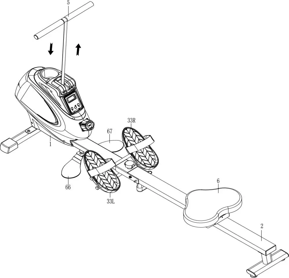 SUNNY SF-RW5941-Smart-Multifunction-SPM-Magnetic-Rowing-Machine-14