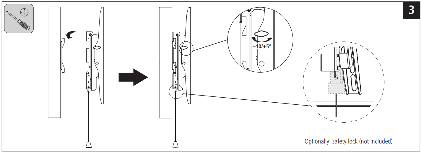 hama 118071 TV Wall Bracket - FIG 4