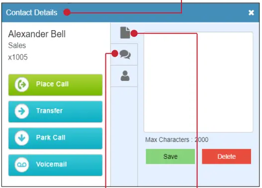 Contact Directory Window