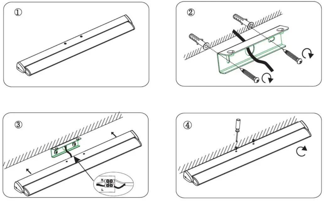Lucci decor 190670 Ledlux Torquay Wall Bracket