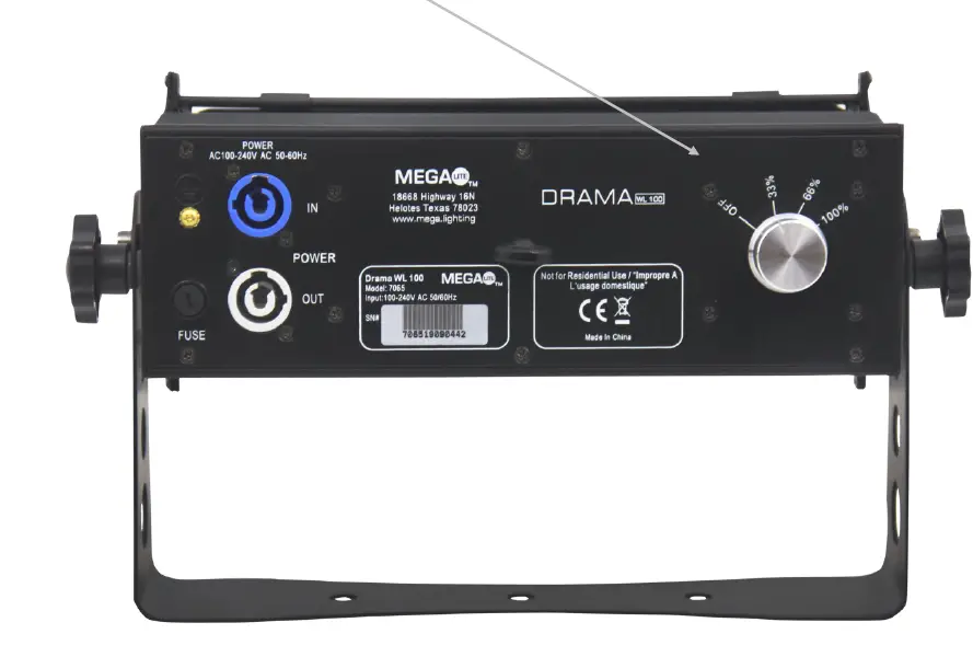 MEGA LITE DRAMA WL 100 Low Profile Work Light Solution 7