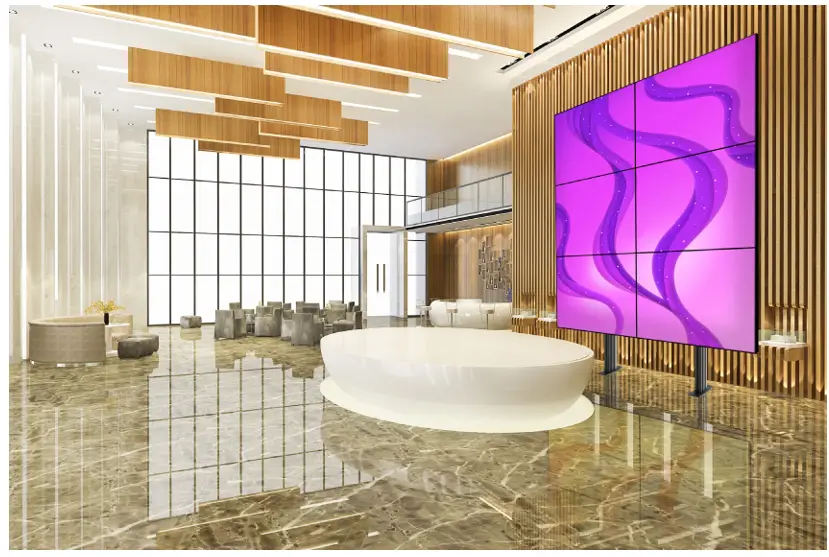 edbak VWSA2347 L Video Wall Bolt Down Stand - fig