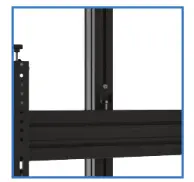edbak VWSA2347 L Video Wall Bolt Down Stand - fig4
