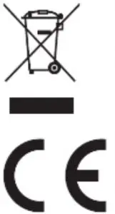 Dustbin Icon and CE Icon