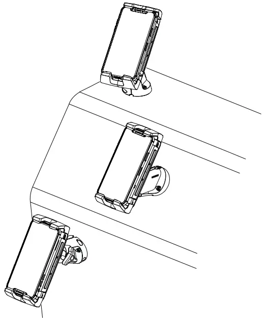 SCANSTRUT SC CW-05F ROKK Edge Waterproof Wireless 10W Phone Charging Mount - Fig 1