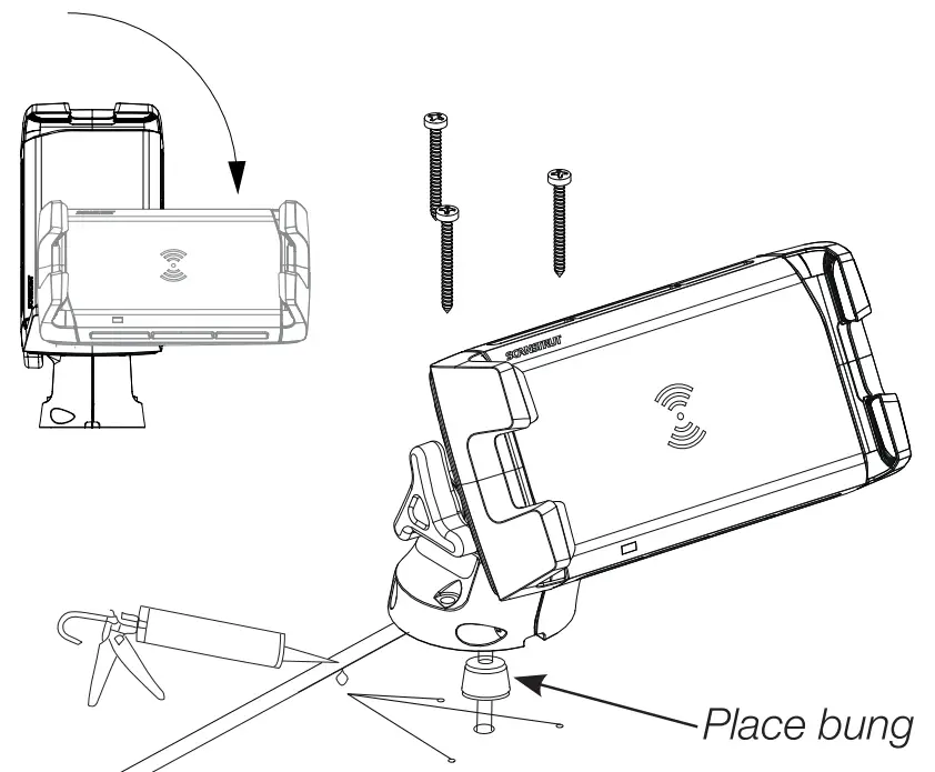 SCANSTRUT SC CW-05F ROKK Edge Waterproof Wireless 10W Phone Charging Mount - Fig5