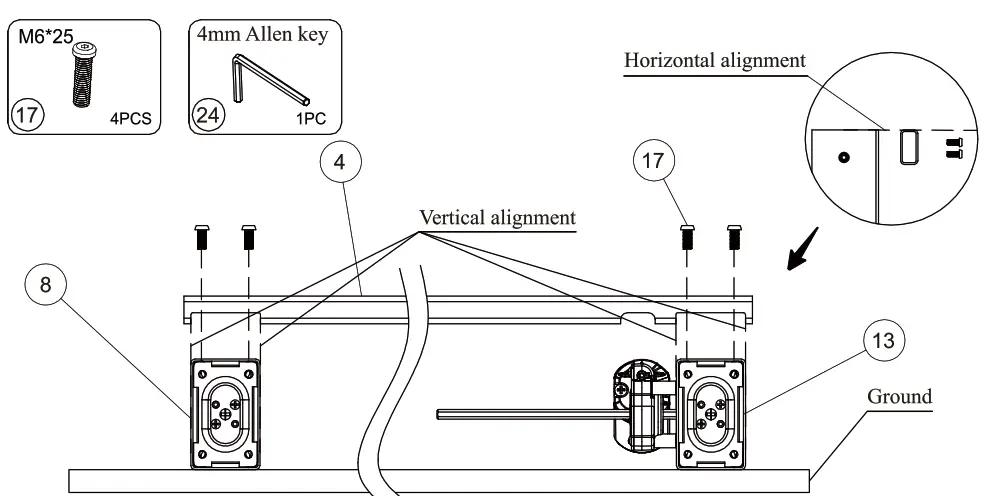 COSTWAY JV10229 Electric Height Adjustable Standing Desk - FIG1