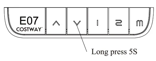 COSTWAY JV10229 Electric Height Adjustable Standing Desk - FIG12
